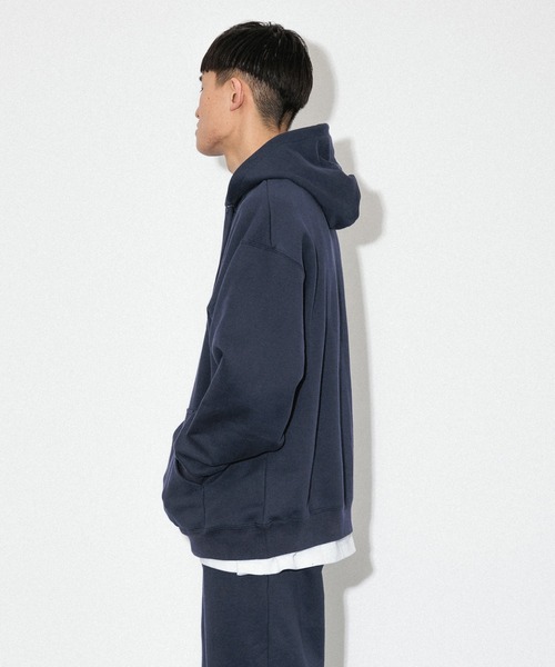 Knuu(ヌウ)の「Heavy Hooded Sweatshirt / ヘビーベーシックパーカー(パーカー・メンズ・ブラック/ヘザーグレー/ホワイト/グリーン/レッド/ネイビー/マルーン・X-SMALL/SMALL/MEDIUM/LARGE/X-LARGE/XX-LARGE)」の8枚目の写真