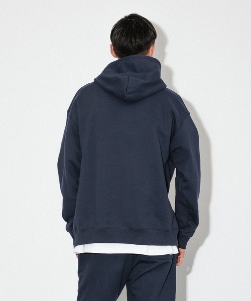 Knuu(ヌウ)の「Heavy Hooded Sweatshirt / ヘビーベーシックパーカー(パーカー・メンズ・ブラック/ヘザーグレー/ホワイト/グリーン/レッド/ネイビー/マルーン・X-SMALL/SMALL/MEDIUM/LARGE/X-LARGE/XX-LARGE)」の9枚目の写真