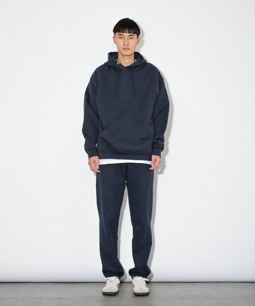 Knuu(ヌウ)の「Heavy Hooded Sweatshirt / ヘビーベーシックパーカー(パーカー・メンズ・ブラック/ヘザーグレー/ホワイト/グリーン/レッド/ネイビー/マルーン・X-SMALL/SMALL/MEDIUM/LARGE/X-LARGE/XX-LARGE)」の10枚目の写真
