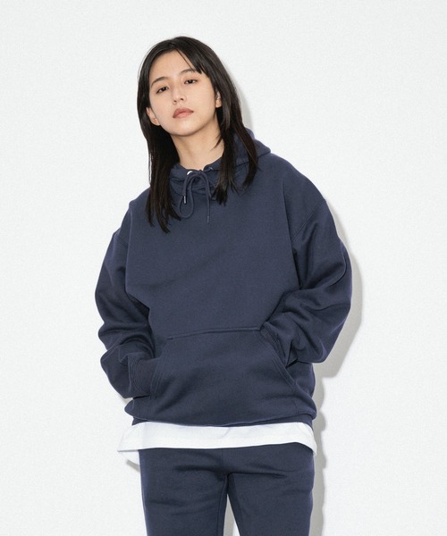 Knuu(ヌウ)の「Heavy Hooded Sweatshirt / ヘビーベーシックパーカー(パーカー・メンズ・ブラック/ヘザーグレー/ホワイト/グリーン/レッド/ネイビー/マルーン・X-SMALL/SMALL/MEDIUM/LARGE/X-LARGE/XX-LARGE)」の13枚目の写真
