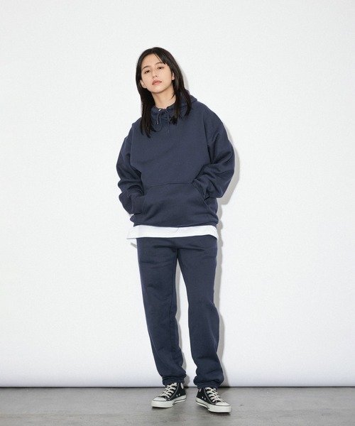 Knuu(ヌウ)の「Heavy Hooded Sweatshirt / ヘビーベーシックパーカー(パーカー・メンズ・ブラック/ヘザーグレー/ホワイト/グリーン/レッド/ネイビー/マルーン・X-SMALL/SMALL/MEDIUM/LARGE/X-LARGE/XX-LARGE)」の16枚目の写真