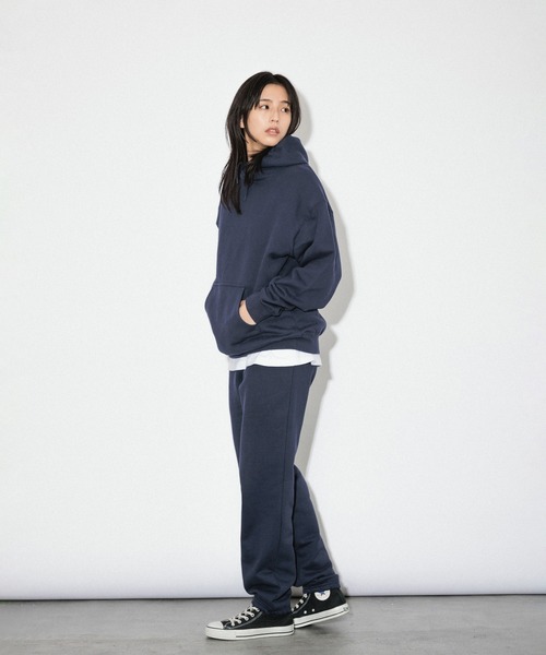 Knuu(ヌウ)の「Heavy Hooded Sweatshirt / ヘビーベーシックパーカー(パーカー・メンズ・ブラック/ヘザーグレー/ホワイト/グリーン/レッド/ネイビー/マルーン・X-SMALL/SMALL/MEDIUM/LARGE/X-LARGE/XX-LARGE)」の17枚目の写真
