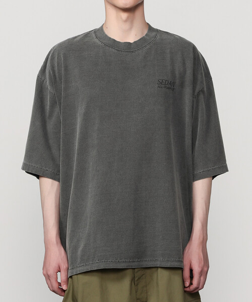 SEDAN ALL-PURPOSE（セダンオールパーパス）の「SEDAN ALL-PURPOSE | Garment Dyed S/S Tee MEN（Tシャツ/カットソー・メンズ・ホワイト/チャコール/ブラック・L/M）」の15枚目の写真