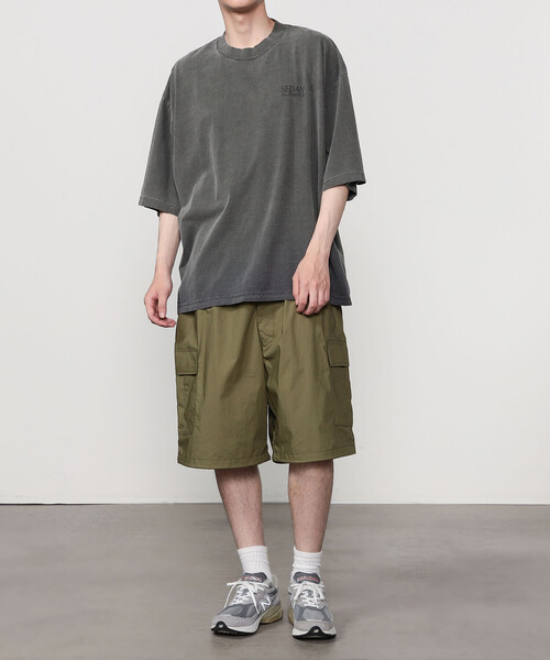 SEDAN ALL-PURPOSE（セダンオールパーパス）の「SEDAN ALL-PURPOSE | Garment Dyed S/S Tee MEN（Tシャツ/カットソー・メンズ・ホワイト/チャコール/ブラック・L/M）」の19枚目の写真