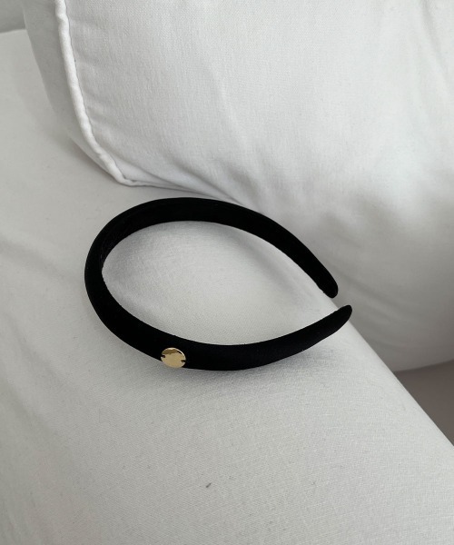 CEMONEMO（セモネモ）の「サテン カチューシャ（カチューシャ・レディース・ブラック・FREE）」の12枚目の写真