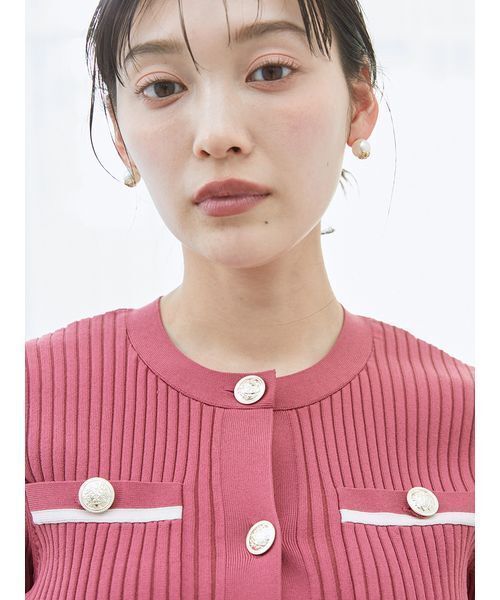 SNIDEL（スナイデル）の「メタルボタンニットセットアップ（ワンピース