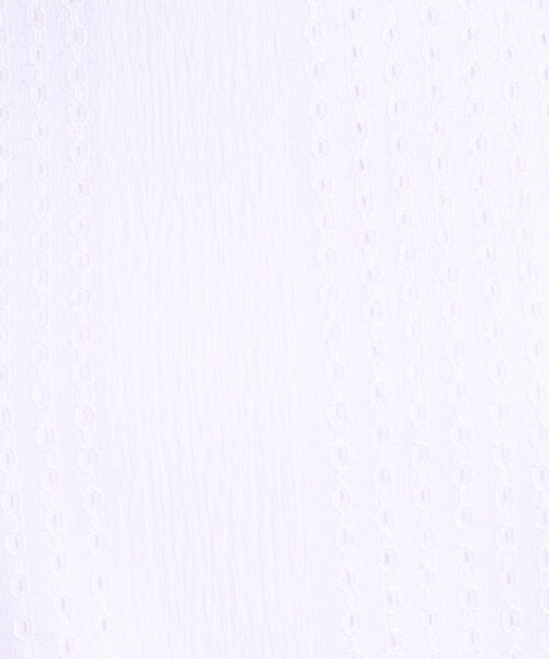DRESKIP（ドレスキップ）の「【S-LL/二の腕カバー】お袖ギャザーリボン アイレット刺繍トップス（シャツ/ブラウス・レディース・ブルー/アイボリー/ブラック・01/02/03/04）」の15枚目の写真
