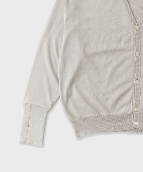 superNova.(スーパーノヴァ)の「superNova./スーパーノヴァ Knit cardigan カーディガン(カーディガン/ボレロ・メンズ・グレー・M)」の4枚目の写真