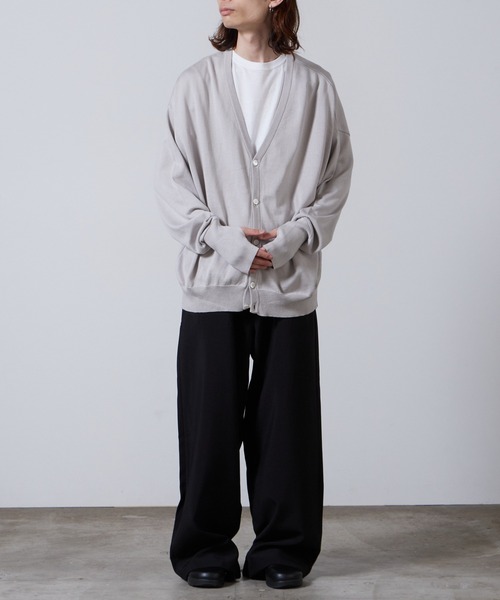 superNova.(スーパーノヴァ)の「superNova./スーパーノヴァ Knit cardigan カーディガン(カーディガン/ボレロ・メンズ・グレー・M)」の12枚目の写真