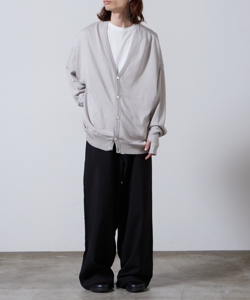 superNova.(スーパーノヴァ)の「superNova./スーパーノヴァ Knit cardigan カーディガン(カーディガン/ボレロ・メンズ・グレー・M)」の13枚目の写真