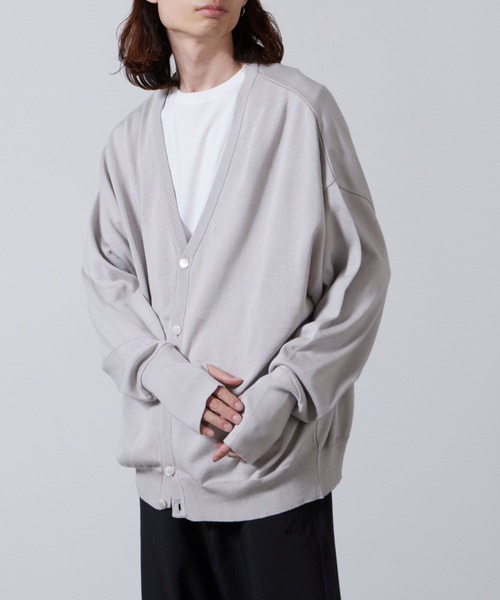 superNova.(スーパーノヴァ)の「superNova./スーパーノヴァ Knit cardigan カーディガン(カーディガン/ボレロ・メンズ・グレー・M)」の7枚目の写真