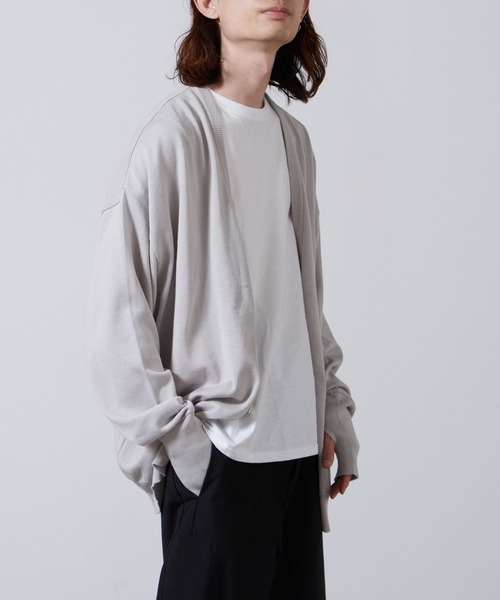 superNova.(スーパーノヴァ)の「superNova./スーパーノヴァ Knit cardigan カーディガン(カーディガン/ボレロ・メンズ・グレー・M)」の9枚目の写真