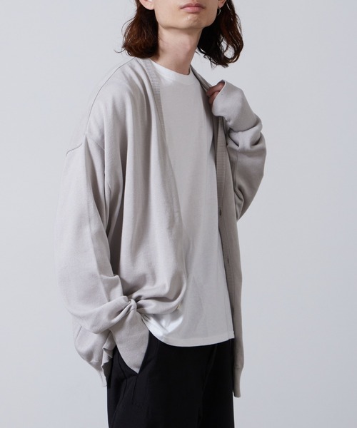 superNova.(スーパーノヴァ)の「superNova./スーパーノヴァ Knit cardigan カーディガン(カーディガン/ボレロ・メンズ・グレー・M)」の10枚目の写真