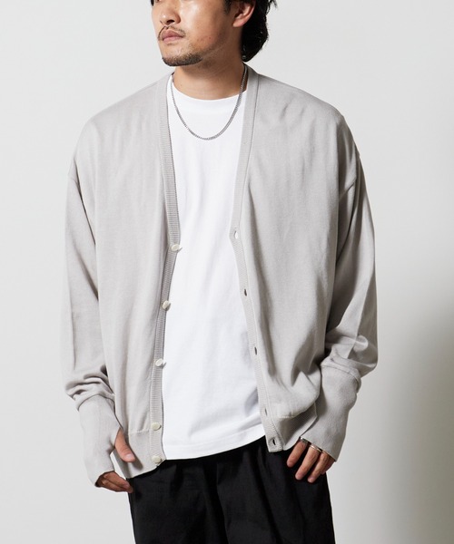 superNova.(スーパーノヴァ)の「superNova./スーパーノヴァ Knit cardigan カーディガン 秋服 冬服(カーディガン/ボレロ・メンズ・グレー・M/S)」の12枚目の写真