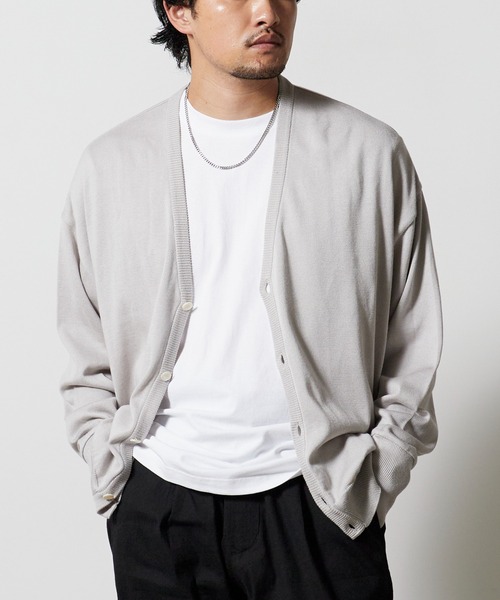 superNova.(スーパーノヴァ)の「superNova./スーパーノヴァ Knit cardigan カーディガン 秋服 冬服(カーディガン/ボレロ・メンズ・グレー・M/S)」の13枚目の写真
