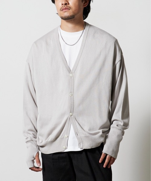 superNova.(スーパーノヴァ)の「superNova./スーパーノヴァ Knit cardigan カーディガン 秋服 冬服(カーディガン/ボレロ・メンズ・グレー・M/S)」の19枚目の写真