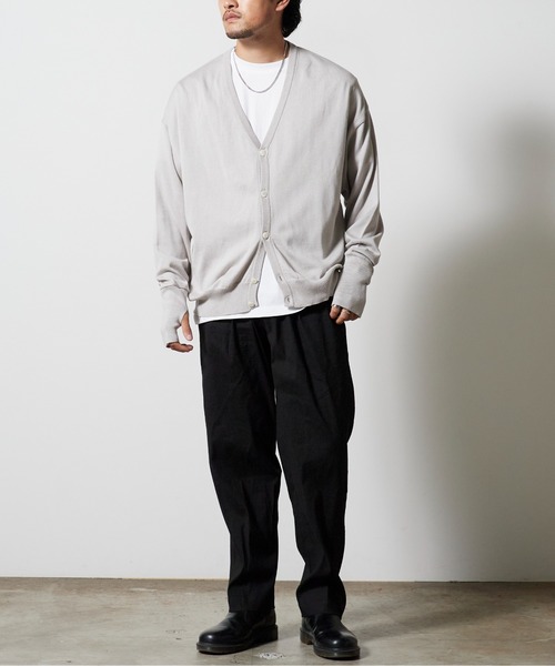 superNova.(スーパーノヴァ)の「superNova./スーパーノヴァ Knit cardigan カーディガン 秋服 冬服(カーディガン/ボレロ・メンズ・グレー・M/S)」の20枚目の写真