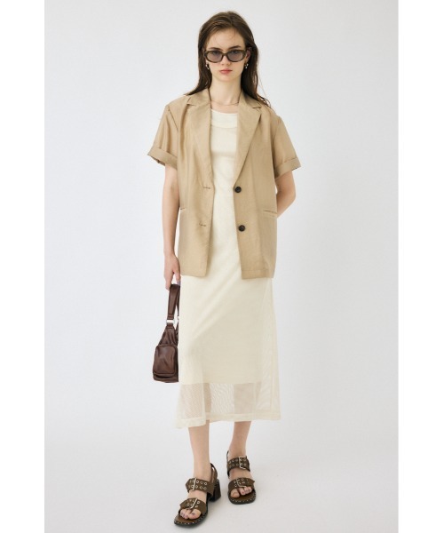 セール】MESH LAYERED ドレス（ワンピース）｜MOUSSY（マウジー