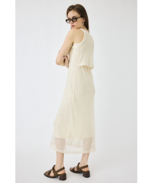 セール】MESH LAYERED ドレス（ワンピース）｜MOUSSY（マウジー