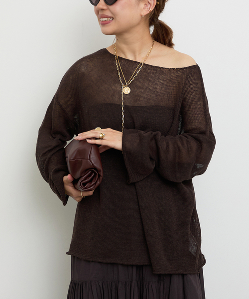L'Appartement ドゥーズィエムクラス Sheer Blouse Sheer Blouse（シャツ／ブラウス）｜L'Appartement