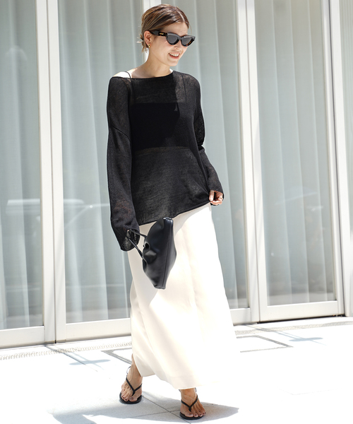 Deuxiemeclasse LINO sheer プルオーバー LINO Sheer プルオーバー（ニット／セーター）｜Deuxieme Classe
