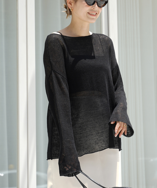 LINO Sheer プルオーバー（ニット/セーター）｜Deuxieme Classe