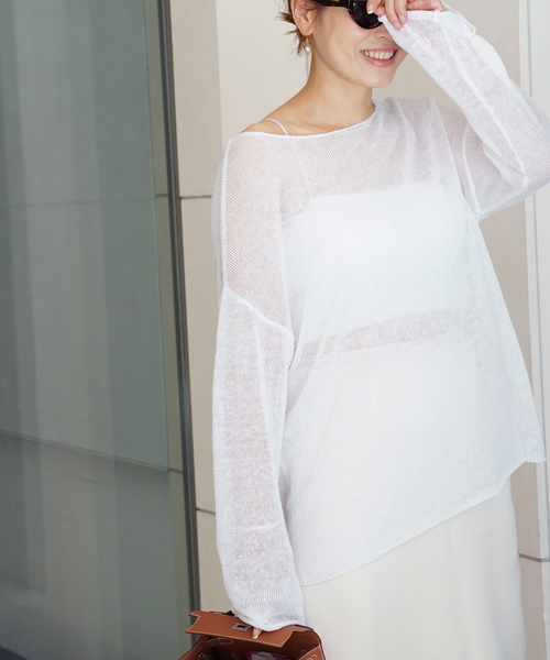 値下げDeuxieme classe THE LOOM　LINEN プルオーバー Deuxieme Classe THE LOOM LINEN プルオーバー