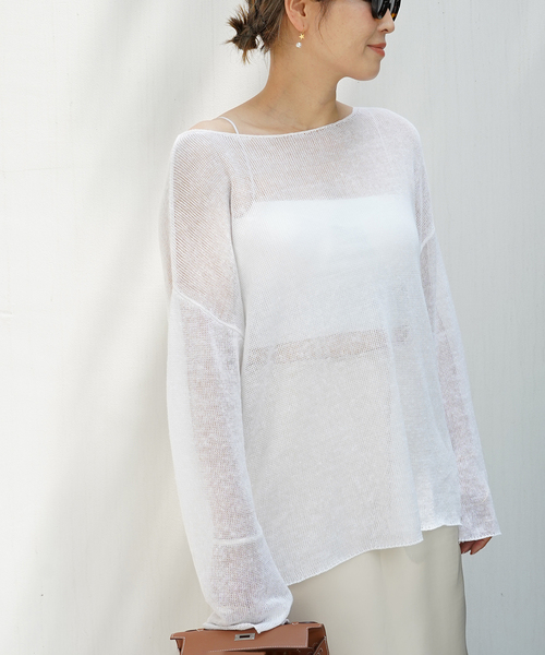 DEUXIEME CLASSE Dainty プルオーバー　ホワイト DEUXIEME CLASSEDainty プルオーバーフリーホワイト