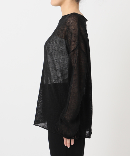 【美品】Deuxieme Classe LINO Sheer プルオーバー LINO Sheer プルオーバー（ニット/セーター）｜Deuxieme Classe
