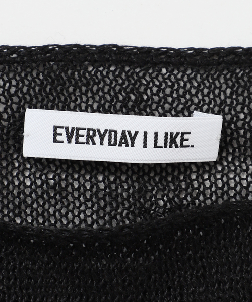 Deuxieme Classe（ドゥーズィエムクラス）の「LINO Sheer プルオーバー（ニット/セーター・レディース・ホワイト/ブラウン/ブラック・FREE）」の14枚目の写真