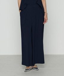 K.T KIYOKO TAKASE | バックサテンジョーゼット クロップドワイドパンツ(その他パンツ)