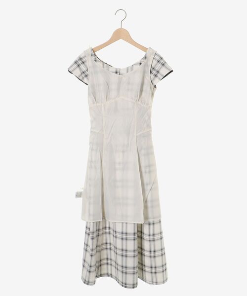 MAJESTIC LEGON（マジェスティックレゴン）の「チョーカーセットビッグカラーワンピース（ワンピース・レディース・ブラック/ホワイト系その他2/ブラック系その他・SMALL/MEDIUM）」の8枚目の写真