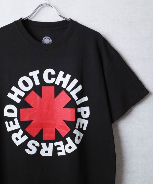 ROCK-OFF(ロックオフ)の「【ROCK-OFF】【3】RED HOT CHILI PEPPERS CLASSIC ASTERISK T-SHIRTS(Tシャツ/カットソー・メンズ・ブラック/ホワイト・X-LARGE/LARGE/MEDIUM)」の2枚目の写真