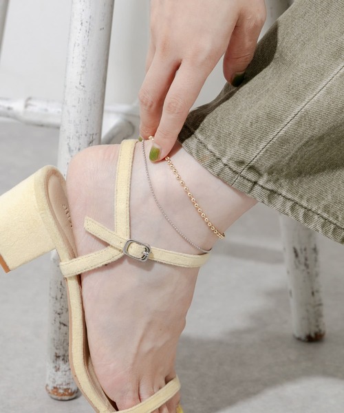 SMELLY(スメリー)の「ボールチェーンコンビアンクレット(アンクレット・レディース・ゴールド系その他・-)」の1枚目の写真