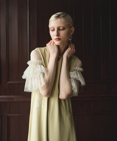 et.UNIVER オケージョンドレス et.UNiVER ドレス Big collar A-line dress : ZOZOTOWN Yahoo!店