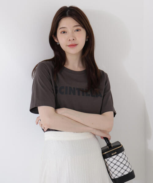 PROPORTION BODY DRESSING(プロポーションボディドレッシング)の「<ウォッシャブル>ゴシックロゴTシャツ / 1215260703(Tシャツ/カットソー・レディース・ホワイト/ダークグレー・FREE)」の8枚目の写真