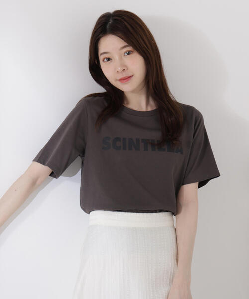 PROPORTION BODY DRESSING(プロポーションボディドレッシング)の「<ウォッシャブル>ゴシックロゴTシャツ / 1215260703(Tシャツ/カットソー・レディース・ホワイト/ダークグレー・FREE)」の9枚目の写真