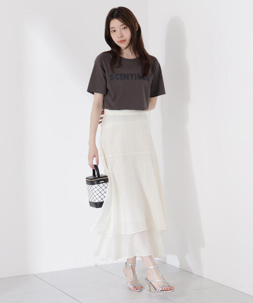 PROPORTION BODY DRESSING(プロポーションボディドレッシング)の「<ウォッシャブル>ゴシックロゴTシャツ / 1215260703(Tシャツ/カットソー・レディース・ホワイト/ダークグレー・FREE)」の11枚目の写真