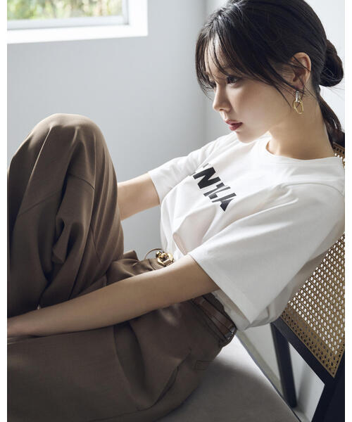 PROPORTION BODY DRESSING(プロポーションボディドレッシング)の「<ウォッシャブル>ゴシックロゴTシャツ / 1215260703(Tシャツ/カットソー・レディース・ホワイト/ダークグレー・FREE)」の14枚目の写真