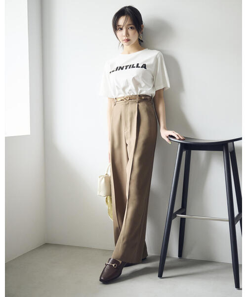 PROPORTION BODY DRESSING(プロポーションボディドレッシング)の「<ウォッシャブル>ゴシックロゴTシャツ / 1215260703(Tシャツ/カットソー・レディース・ホワイト/ダークグレー・FREE)」の15枚目の写真