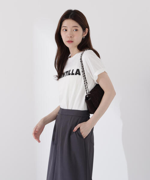 PROPORTION BODY DRESSING(プロポーションボディドレッシング)の「<ウォッシャブル>ゴシックロゴTシャツ / 1215260703(Tシャツ/カットソー・レディース・ホワイト/ダークグレー・FREE)」の22枚目の写真