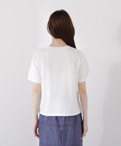 PROPORTION BODY DRESSING(プロポーションボディドレッシング)の「<ウォッシャブル>ゴシックロゴTシャツ / 1215260703(Tシャツ/カットソー・レディース・ホワイト/ダークグレー・FREE)」の5枚目の写真