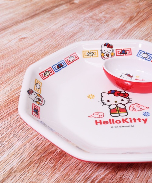 sanrio(サンリオ)の「(SK)【Disney & sanrio】おうちで楽しむ町中華 メラミン製 チャーハン皿(食器・レディース・ホワイト/オフホワイト・ONE SIZE)」の2枚目の写真