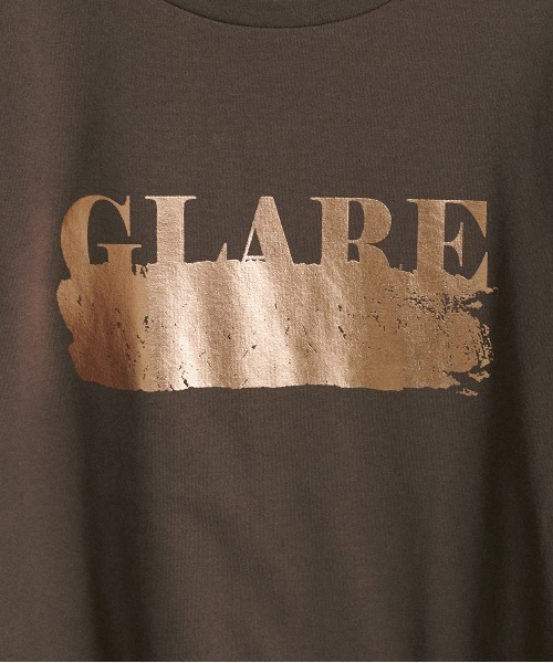 LARUTA(ラルータ)の「【LARUTA】汗染み防止箔ロゴT(Tシャツ/カットソー・レディース・ブラウン/ライトグレー/オフホワイト/スミクロ・FREE)」の8枚目の写真