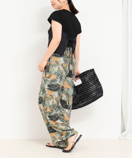 fredy couleur（フレディクルール）の「ねじりビスチェドッキングTシャツ（Tシャツ/カットソー・レディース・オフホワイト/ブラック・38）」の17枚目の写真