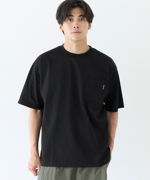 coca（coca）（コカ）の「ヘビーウエイト天竺ピスポケットTシャツ（Tシャツ/カットソー・メンズ・カーキ/ブラック/テラコッタ/ホワイト・XL/M/L）」の2枚目の写真