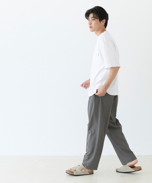 coca（coca）（コカ）の「ヘビーウエイト天竺ピスポケットTシャツ（Tシャツ/カットソー・メンズ・カーキ/ブラック/テラコッタ/ホワイト・XL/M/L）」の6枚目の写真