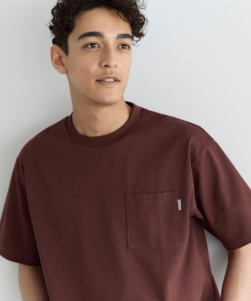 coca（coca）（コカ）の「ヘビーウエイト天竺ピスポケットTシャツ（Tシャツ/カットソー・メンズ・カーキ/ブラック/テラコッタ/ホワイト・XL/M/L）」の15枚目の写真