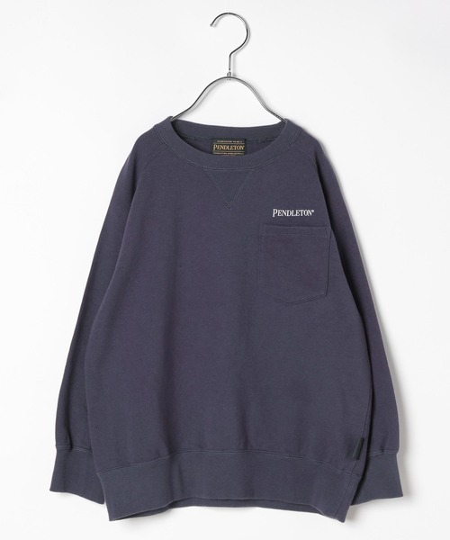 PENDLETON（ペンドルトン）の「【PENDLETON(ペンドルトン)】別注スウェット(KIDS)（スウェット・キッズ・ナチュラル/チャコール/ネイビー・110cm/120cm/130cm/140cm/150cm）」の6枚目の写真
