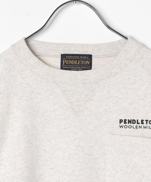PENDLETON（ペンドルトン）の「【PENDLETON(ペンドルトン)】別注スウェット(KIDS)（スウェット・キッズ・ナチュラル/チャコール/ネイビー・110cm/120cm/130cm/140cm/150cm）」の10枚目の写真